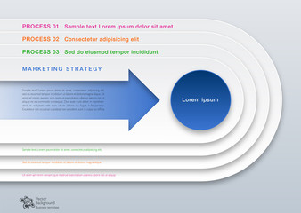 Wall Mural - infographics vector background #3-sep process