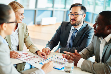 Canvas Print - Business consultation