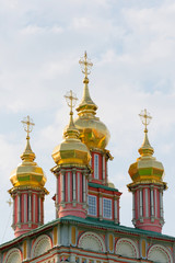 Sticker - church in the Trinity Sergius Lavra in Sergiev Posad. Russian