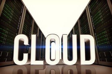 Poster - Composite image of cloud