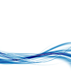 Sticker - Modern speed blue wave abstract business template
