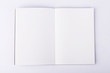 © shersor - Open notebook on white background