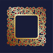 © vecarla - Gold luxury decorative frame illustration vector