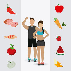 Sticker - Fitness design.