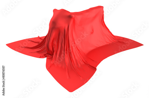Fotomural motorcycle covered with cloth