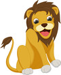 cute lion cartoon