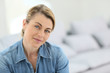 © goodluz - Portrait of attractive mature blond woman