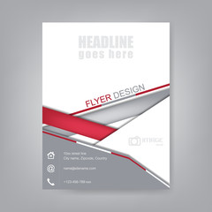 Poster - Business flyer, brochure template or corporate banner