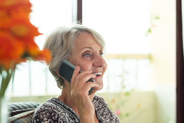 Talking on the phone