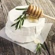 camembert cheese with rosemary and honey