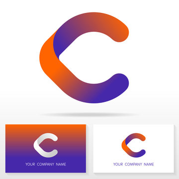 Letter C logo icon design template elements