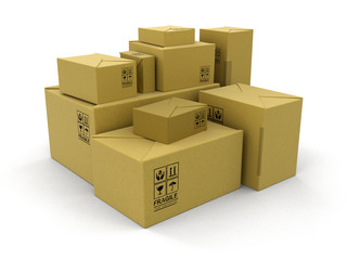 Poster - Paper Packages (clipping path included)