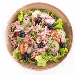 Wall Mural - fresh salad with tuna