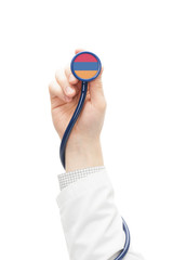 Stethoscope with national flag series - Armenia