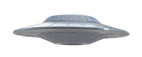 ufo on a white background