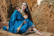 © smoskvitin - Beautiful girl in traditional Indian sari