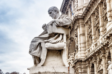 Canvas Print - The Supreme Court of Cassation in Rome, Italy