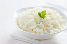 White Rice In Bowl