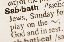Dictionary Definition Of Word Sabath