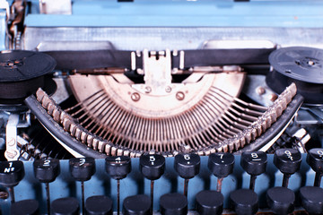 Wall Mural - Retro typewriter, closeup