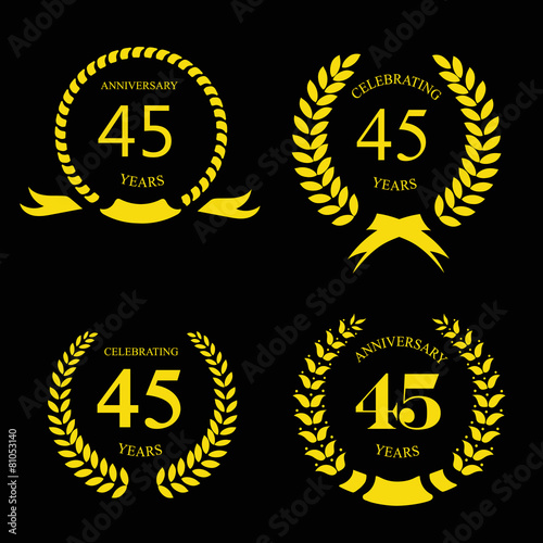 Photographie forty five years anniversary laurel fifty years anniversary