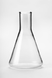 Fototapeta  - chemical glass flask closeup