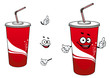 Cola or soda cartoon character