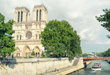 Poster - Notre Dame Cathedral in Paris