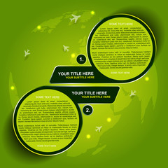 Fototapete - Abstract background for transporting or spedition with two steps