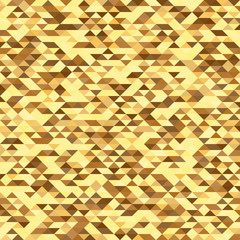 Wall Mural - Geometric golden background.