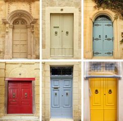 Wall Mural - elegant old doors collection