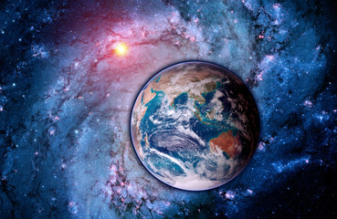 Wall Mural - earth sun galaxy astrology