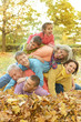 © aletia2011 - Family relaxing in autumn park