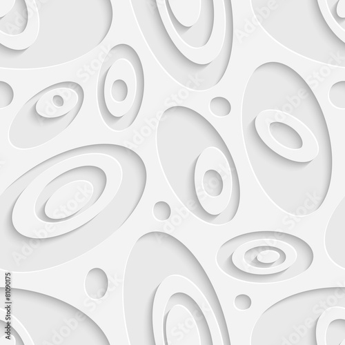 Nowoczesny obraz na płótnie White Seamless Pattern