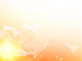 Poster - Abstract orange background.