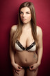 © speldin - Beautiful brunette in the studio