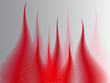 © inferio - Abstract background with red flames with halftone effects