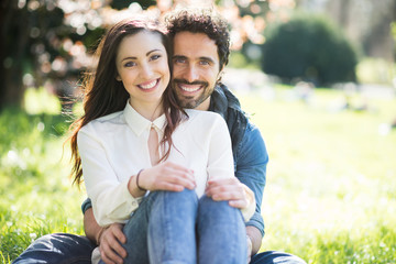couple having fun outdoors