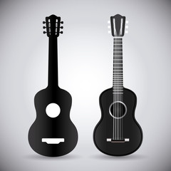 Wall Mural - Guitar design.