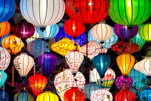 Fotografía Traditional lamps in Old Town Hoi An, Vietnam.