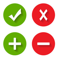 Poster - check mark stickers