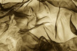 canvas print picture - organza fabric in sepia