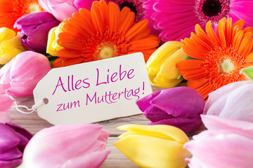 Canvas Print - Alles Liebe zum Muttertag!