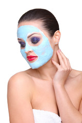 Beauty skin care cosmetics and health concept