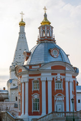 Sticker - The great Trinity monastery in Sergiyev Posad near Moscow