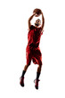 © 103tnn - Basketball player in action isolated on white
