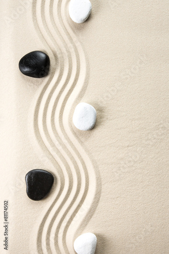 Obraz w ramie zen stones