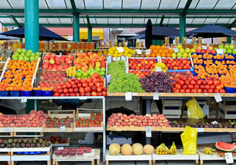 Wall Mural - Fruits market