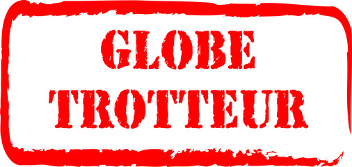 Poster - tampon globe trotteur