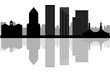 © robcartorres - Portland, Oregon skyline. Detailed vector silhouette